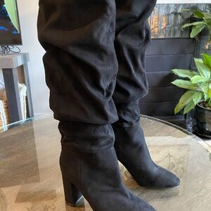 Nine West Black Heeled Boots